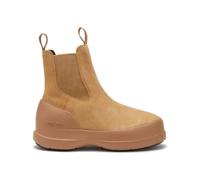 Moonboot - Padded ankle boots - Moon Boot Luna Chelsea Suede Sand for Women - Size 39 - Brown Brown 39