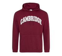 Moonbow Cambridge Hoodie Wine - Classic Pullover for Men & Women - Soft Fleece Sweatshirt - Casual Unisex Streetwear, Warm & Comfortable, British Ivy League Style, Gift for Students & Alumni