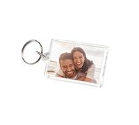 Moonbuy Photo Personalised Customised Rectangle Shape Any Image Double Side Printed Key Ring, Key Chain,Key Tag #08
