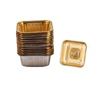 Mooncake Box - 100pcs 50/63-80/100g Square Moon Cake Trays Mooncake Package Box Container Holder Mid-Autumn Festival Gift