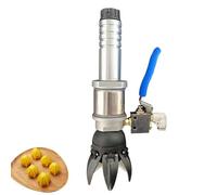 Mooncake Filling Maker Dispenser, Pneumatic Quantitative Peach Cake Divider, Grabbing Range About 20-95g, Handheld Stuffing Dough Machine for Dessert Shop, Restaurant, Home