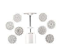 Mooncake Press Mold 50g Hand Press Cookie Stamps Autumn Maker with Stamp 1Set