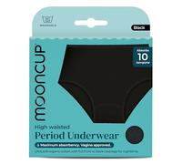 Mooncup High Waist Period Pants - Eco-Friendly, Organic Cotton Period Underwear with Maximum Absorbency (Up to 10 Tampons), 180° Coverage - Leak-proof, Reusable & Comfortable for Heavy Flow - Size 18
