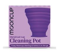 Mooncup® Cleaning Pot | Menstrual Cup Steriliser | Foldable | Menstrual Cup Cleaner for The Microwave | Clean Your Menstrual Cup at Home or Away