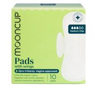 Mooncup Pads With Wings (Medium/Day) - 10 Pack