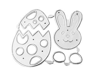 MOONDAME Easter Metal Cutting Dies Stencil Scrapbooking Album Stamp Paper Card Embossing Decoration Craft Die Cuts For Card Making On Clearance Cash To Hold The Die Cut In