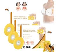Moondor Royal Jelly Breast Enhancement Patch,Breast Growth Patches,Breathable, Breast Enhancing Patches, Breast Firming Patche,Elastic Muscle Collagen Breast Enhancing Lifting And Firming Mask (3Box)