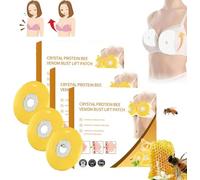 Moondor Royal Jelly Breast Enhancement Patch, Natural Breast Growth Patches, Nourishing and Moisturizing Natural Breast Patches, Breathable, Traceless and Anti-Sagging (3box)