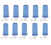 Moondown Farm 10 x 200cc Blue Anti Algae Drinkers Cage Aviary for Finch, Canary, Budgie