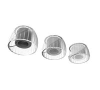 MOONDROP Spring Tips Silicone Eartips for Nozzle Diameter from 4.8mm-6.4mm Acoustic waveguide Double Support Structure Silicone Earphone Ear-Tips 3pairs (S-3pairs)