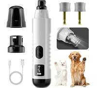 MOONEON Silent Groom Pro Pet Nail Grinder (White)