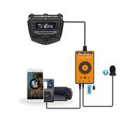Moonet Bluetooth Car Kit USB AUX 3.5mm Car Stereo Wireless Hands Free Adapter for Honda 2.4 Accord Civic Odyssey CRV Pilot
