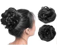 MoonEyes 1 PCS Hair Bun And Wigs of Synthetic Black Hair Bun Extension Artificial Juda for Women
