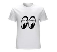 Mooneyes Moon Equipped Men's White T-Shirt Unisex Cotton Tee M