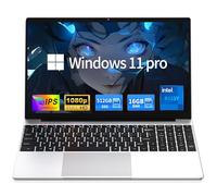MOONFISH Laptop Computer 2026, 15.6 Inch Lap Top Pc Window 11 Pro, 16GB RAM 512GB SSD, Pentium 4425Y Processor, FHD 1920 * 1080, Office 365, Business, Student