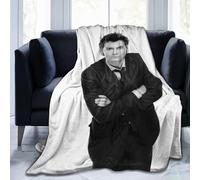 Moonforever Blanket David Tennant Soft and Comfortable Wool Fleece Throw Blankets for Decor Sofa Office car Home,Cozy Plush Camping Yoga Travel Decoration Beach Blanket Gift