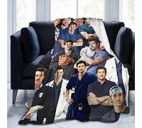 Moonforever Blanket Derek Shepherd Soft and Comfortable Wool Fleece Throw Blankets for Sofa Office car Camping Yoga Travel Home Decoration Cozy Plush Beach Blanket Gift