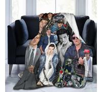 Moonforever Blanket Josh Hutcherson Soft and Comfortable Wool Fleece Throw Blankets for Decor Sofa Office car Home,Cozy Plush Camping Yoga Travel Decoration Beach Blanket Gift