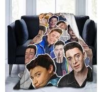 Moonforever Noah Schnapp Collage Blanket Soft Warm Fleece Blanket for Sofa Office Car Camping Yoga Travel Throw Blankets 40"x30"