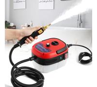 Moongiantgo Steam Cleaner, 2500W High Pressure Steam Cleaner, Portable Handheld Steam Cleaner with 1L Water Tank&6 Level Humidity Adjustable for Home Use/Kitchen/Bathroom/Car Detailing (220V, Red)