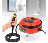 Moongiantgo Steam Cleaner Handheld 2500W Steamer Cleaning Machine with 6-Level Adjustable, 1.5L Tank, 20s Fast Heat-Up, High-Pressure Hand held Steam Cleaner for Dirt/Grease/Grout/Detailing (Orange)