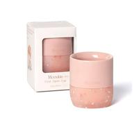 Moonkie Baby Cup | Silicone Open Cup Baby from 6 Months | Weighted Base (Anti-Tip) | BPA Free | Capacity Markings | 60ml (Blush)