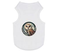 'Moonlight Barn Owl' Pet Dog/Cat T-Shirt (PT00146303)