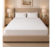 Moonlight Bedding Double Mattress Protector - 30cm Deep Hotel Quality Mattress Cover Soft & Breathable Mattress Topper(135x190+30cm)