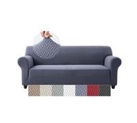Moonlight Bedding High Stretch Sofa Cover 3 Seater - Spandex Elastic Fit Sofa Slipcovers, Soft Washable Furniture Protector for Pets/Kids/Dogs, Non Slip Couch Covers Navy (Fits 72"-91")