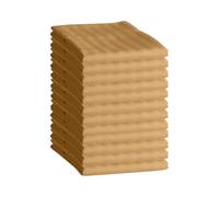 Moonlight Bedding Pillow cases 12 pack - Ochre Stripe 50x75cm Luxury Pillowcase 100% Microfiber Hotel Quality Pillow Cover - Super Soft and Breathable Pillow Case