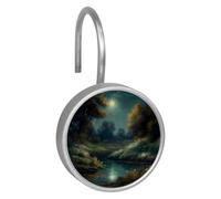 Moonlight by the Lake Stainless steel Shower curtain hook