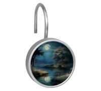 Moonlight by the Lake Stainless steel Shower curtain hook