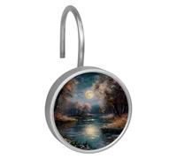 Moonlight by the Lake Stainless steel Shower curtain hook