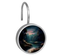 Moonlight by the Lake Stainless steel Shower curtain hook