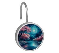 Moonlight by the Lake Stainless steel Shower curtain hook