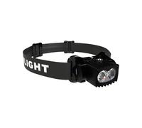 Moonlight - Compact, sturdy head torch - Noctia in Aluminium - Black Black one size
