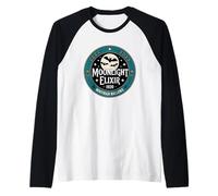 Moonlight Elixir Minthigh Hallowe 1920 Bats Raglan Baseball Tee