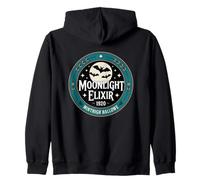 Moonlight Elixir Minthigh Hallowe 1920 Bats Zip Hoodie
