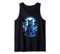 Moonlight Forest Russian Blue Cat Russian Blues Maltese Tank Top