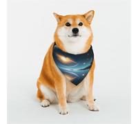 Moonlight in Dreams Dog Bandana for Small Medium Large Dogs, Cat Dogs Kerchief Triangle Bibs Scarf for Girl Or Boy