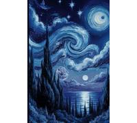 Moonlight Journal: Enchanted Blank Notebook (100 Pages): A Fantasy-Inspired Notebook for Spells, Notes & Ideas