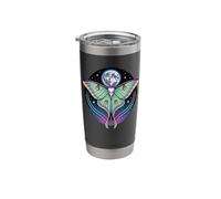 Moonlight Luna Moth Moths Lepidopterist Stainless Steel Insulated Tumbler