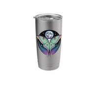 Moonlight Luna Moth Moths Lepidopterist Stainless Steel Insulated Tumbler