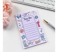 Moonlight Makers Daily To Do List - Tay-Do List Designed Cute Desk Notepad, Novelty Office Gifts for Coworkers & Aesthetic Teacher Gifts, 50 Tear-Away Pages Cute Notepad Stationery - Pack of 2