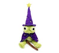Moonlight Manor Frog Wizard Plush 30cm - Enchanting Stuffed Animal with Magical Hat & Cape, 129g Soft Cuddly Toy for Kids, Room Decor & Festival Gift