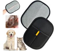 Moonlight Miles 2 Pack Pet Hair Removal Gloves,Double Sided Cat Groomi