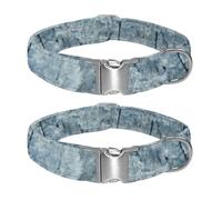 Moonlight over the Meadow Adjustable Pet Collar for Small Medium Large Dogs & Cats, Reflective Strip for Night Safety, Soft Comfort Pad