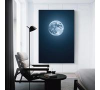 Moonlight Soft Artistic Wall Art Painting The Picture of Animal Print On Canvas Artwork Pictures For Home Living Room Modern Decor Decoration 20x30inch(50x75cm)