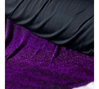 Moonlight Sparkle Glitter Fabric | Soft Stretch Knitted Nylon | Evening Wear, Outfits and Crafts | 150cm Wide and Supplied by The Metre | Multiple Colours Available (Purple, by The Metre)