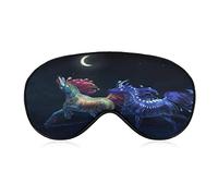 Moonlight Unicorn Sleep Eye Mask Soft Sleep Cover Blindfold Sleeping Mask Cover for Sleep Travel